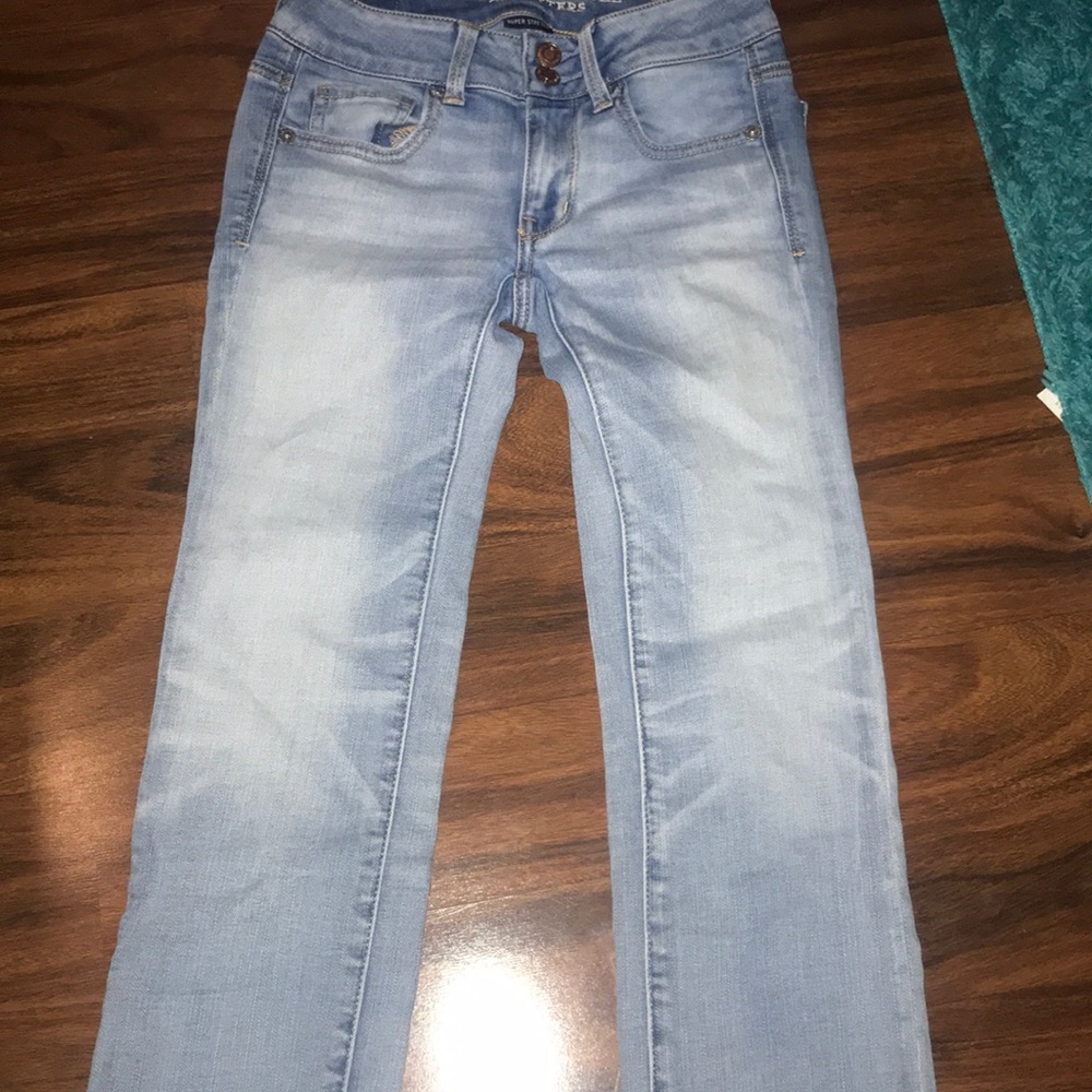 Light blue jeans